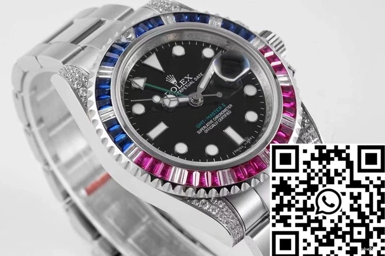 Master II SAru-78209 Factory Rolex 116759 Dial Black ROF GMT 1215